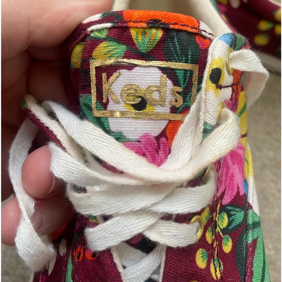 Rifle Paper Co. | Keds | Maroon Floral Print Shoes | Size 9 | EUC - Picture 8 of 8